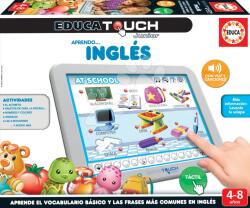 Educa Tabletă electronică Junior English Educa Învățăm cuvinte în engleză și spaniolă de la 4 ani (EDU15438)