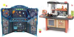 Smoby Set restaurant cu bucătărie electronică Kids Restaurant și joc educativ Smoby Universul și planetele pe orbită (SM312304-7) Bucatarie copii