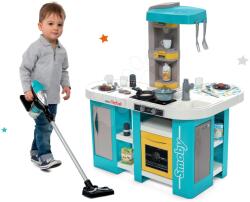 Smoby Set bucătărie electronică Tefal Studio 360° XL Bubble Smoby și aspirator Rowenta Air Force cu sunete (SM311045-3) Bucatarie copii