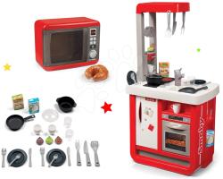Smoby Set bucătărie electronică de jucărie Bon Appetit cu aparat de cafea Smoby și microunde Tefal Elec Micro Wave cu sunet și lumină (SM310819-2) Bucatarie copii