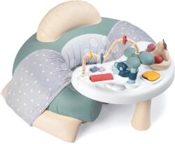 Smoby Scaun cu o masă didactică Cosy Seat Little Smoby cu husă textilă și funcții pentru dezvoltarea motorică de la 6 luni (SM140103)