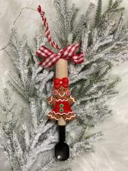  Mézi fakanálon akasztós dísz