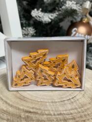 Mézeskalács karácsonyfa szett 6db-os dobozban