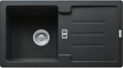 Franke STRATA STG 614-78 gránit mosogató fekete 780x435mm