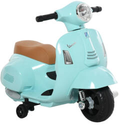 AOSOM VESPA Elektromos motorkerékpár gyerek motorkerékpár 18-36 hónapos korig, 3 km/h zöld, 66, 5 x 38 x 52 cm
