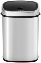 AOSOM Automata szemetes 48 literes konyhai kuka 40, 5x29, 5x57 cm infravörös érzékelővel, ezüst
