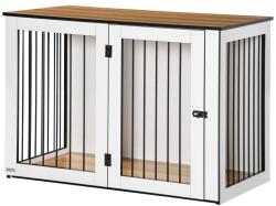 AOSOM Kutyaketrec beltéri 106x60x76 cm kisállat ketrec kutyabox