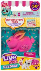 Moose Little Live Pets Needees S2 interaktív kiskedvenc - Pinkee nyuszi (LLP26696)