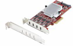 StarTech - 4 portos USB Type-C PCIe kártya - P10Q4C-USB-CARD-LP (P10Q4C-USB-CARD-LP)