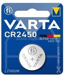 VARTA gombelem CR2450, lítium, 1db/csomag (VARTA_6450101401) (VARTA_6450101401)