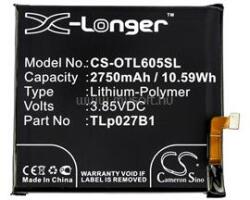 Cameron Sino Akku 2750mAh LI-Polymer (CAC2710006C1/TLp027A1/TLp027B1 kompatibilis) (CS-OTL605SL) (CS-OTL605SL)