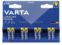 VARTA LONGLIFE POWER tartós elem (AAA, LR03, 1.5V, alkáli) 8db/csomag (VARTA_4903121418) (VARTA_4903121418)