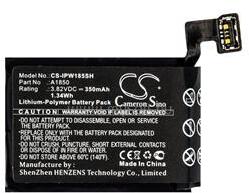 Cameron Sino Li-Polymer akku (3.82V/350mAh, Apple A1850 kompatibilis) FEKETE (CS-IPW185SH) (CS-IPW185SH)