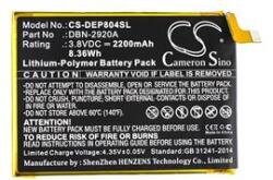 Cameron Sino Li-Polymer akku (3.8V/2200mAh, Doro DBN-2920A kompatibilis) FEKETE (CS-DEP804SL) (CS-DEP804SL)