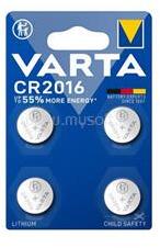 VARTA gombelem (CR2016, 3V, lítium) 4db/csomag (VARTA_6016101404) (VARTA_6016101404)