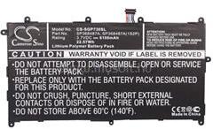 Cameron Sino Li-Polymer akku (3.7V/6100mAh, Samsung SP368487A kompatibilis) FEKETE (CS-SGP730SL) (CS-SGP730SL)