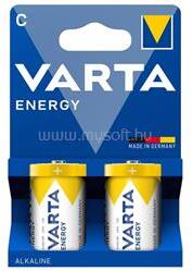 VARTA ENERGY tartós elem (C/baby, LR14, 1.5V, alkáli) 2db/csomag (VARTA_4114229422) (VARTA_4114229422)