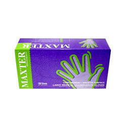 Maxter Gumikesztyű Maxter latex PÚDERES "S" 100db/doboz, 10dobozkarton (DA503XSZHT9555002100025)