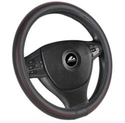 Automax Kormányvédõ 37-39 cm műbõr/fekete piros cérnával (4496)