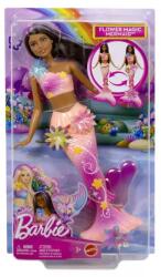 Mattel Barbie Dreamtopia: Virágvarázs sellő - barna hajú (JDM73) - jateknet