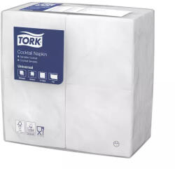 Tork szalvéta koktél, 24/1 FEHÉR, 500lap/csg, 5csg/karton (DA503XSZHT509517)