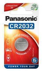 Panasonic elem CR2032, ipari, 1db/csomag (CR-2032/BS) (CR-2032/BS)