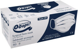 Ooops! Professional Ooops! szájmaszk, sebészeti arcmaszk 3 rétegű, 50db/csg (Type IIR) KÉK (DA503XSZHTKM30401819)