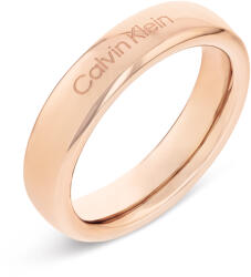 Calvin Klein Minimalista aranyozott gyűrű Pure Silhouettes 35000514 56 mm