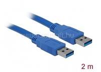 Delock kábel USB 3.2 Gen 1 Type-A male / male összekötő 2m kék (DL82535) (DL82535)
