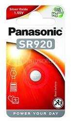 Panasonic óraelem (SR920, 1.55V, ezüst-oxid) 1db/csomag (SR-920EL/1B) (SR-920EL/1B)