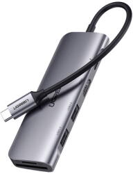 UGREEN HUB UGREEN CM195 USB-C-HDMI adapter, 2x USB-A 3.0, SD/TF, PD (AT6941876212149)
