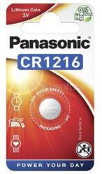 Panasonic gombelem CR1216, lítium, 1db/csomag (CR-1216EL/1B) (CR-1216EL/1B)