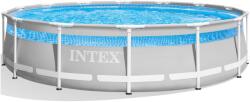 Intex Clearview 26722NP úszómedence, fém váz, alkatrészek: szűrőszivattyú, létra, fólia az alaphoz és a burkolathoz, 4.27mx1.07m