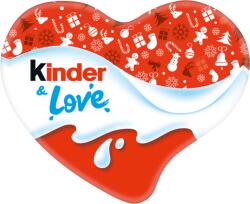 Kinder & Love tejes krémmel töltött tejcsokoládé figura 37 g