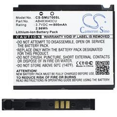 Cameron Sino Li-Ion akku (3.7V/800mAh, Samsung AB483640CU kompatibilis) (CS-SMU700SL) (CS-SMU700SL)