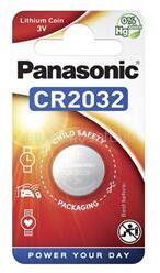 Panasonic gombelem (CR2032, 3V, lítium) 1db/csomag (CR2032-1B-PAN_/_CR-2032EL/1B) (CR2032-1B-PAN_/_CR-2032EL/1B)