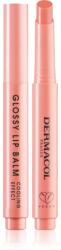 Dermacol Beauty Stick Glossy Lip Balm tápláló szájfény hűsítő hatással illatok 03 Peach 2.2 g