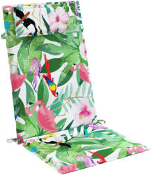 vidaXL magas háttámla párna szett, 4 db, tarka, oxford szövet, 120 x 50 x 3 cm, 2, 1 Kg (361926)