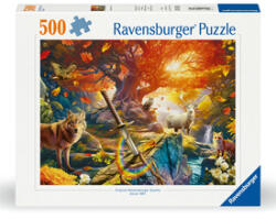 Ravensburger Puzzle 500 db - Exkalibúr erdő (12001307)