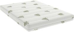 Somnart XXL Memory Aloe Vera matrac testsúlyos emberek számára. 140x200x25 cm, poliuretán habbal 3 cm memóriával, levehető burkolattal, extra keménység