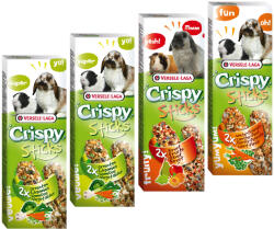 Versele-Laga Crispy 440g (8db) Versele-Laga Crispy Sticks Herbivores kisállatsnack vegyes csomagban