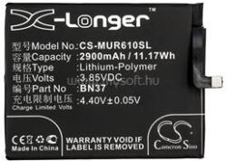 Cameron Sino Li-Polymer akku (3.85V/2900mAh, Xiaomi BN37 kompatibilis) FEKETE (CS-MUR610SL) (CS-MUR610SL)