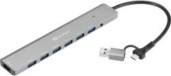 Sandberg USB-C/A 7 x USB 3.0 Hub (136-66)