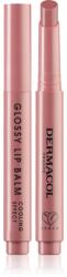 Dermacol Beauty Stick Glossy Lip Balm tápláló szájfény hűsítő hatással illatok 01 Vanilla 2.2 g