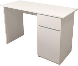 KringX Origo íróasztal, 120x50x77 cm, 1 fiókkal/1 ajtóval, Fehér