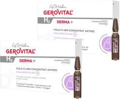 Gerovital H3 Derma+ ajándékcsomag: Ampullák 6%-os Hyaluron Filler ránctalanító koncentrátum szérummal, 10 ampulla x 2 ml + Ampullák 6%-os Hyaluron Filler ránctalanító koncentrátum szérummal, 10 ampulla x 2 ml