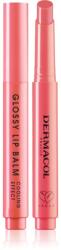 Dermacol Beauty Stick Glossy Lip Balm tápláló szájfény hűsítő hatással illatok 05 Strawberry 2.2 g
