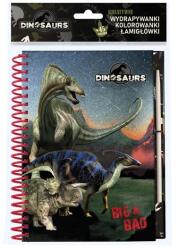 DERFORM Dinoszauruszok Kreatív képkarcoló és színező készlet - Bing and Bad (NKWDN17)