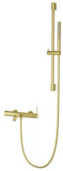 AREZZO design Kádtöltő csaptelep, Arezzo design Nova zuhanyszettel, szálcsiszolt arany AR-2104BG - zuhanykabin