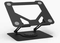 Tracer Adjust360, 10"-17", Összecsukható, Magasságállítás, Fekete-Szürke, Notebook Állvány (TRAUCH47661)
